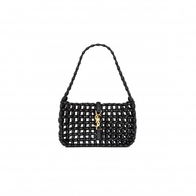 YSL LE LE 5 À 7 WOODEN BEAD HANDBAG 862997KAAAY1000 (21*15*6cm)